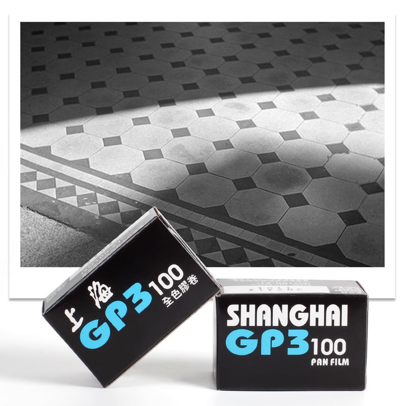 Shanghai 10 لفات فيلم أسود وأبيض شنجهاي GP3 135 35mm 36EXP ISO 100 ب/و - Image 5